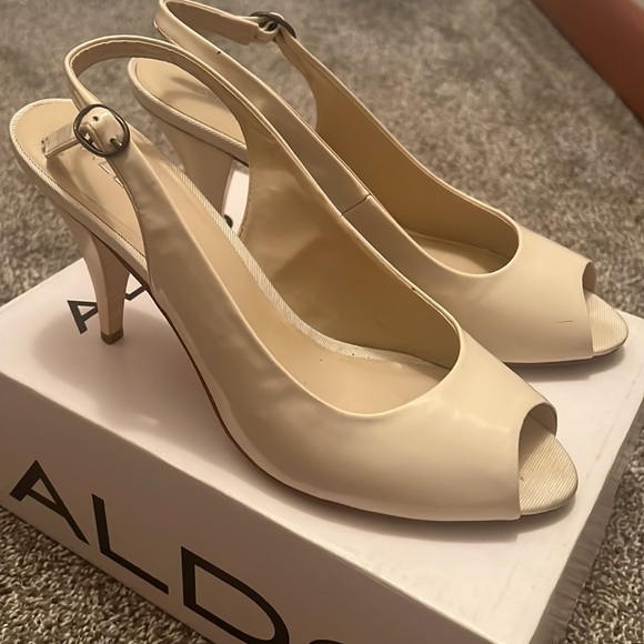 Aldo Ragonese Open Toe Heels - Picture 2 of 4